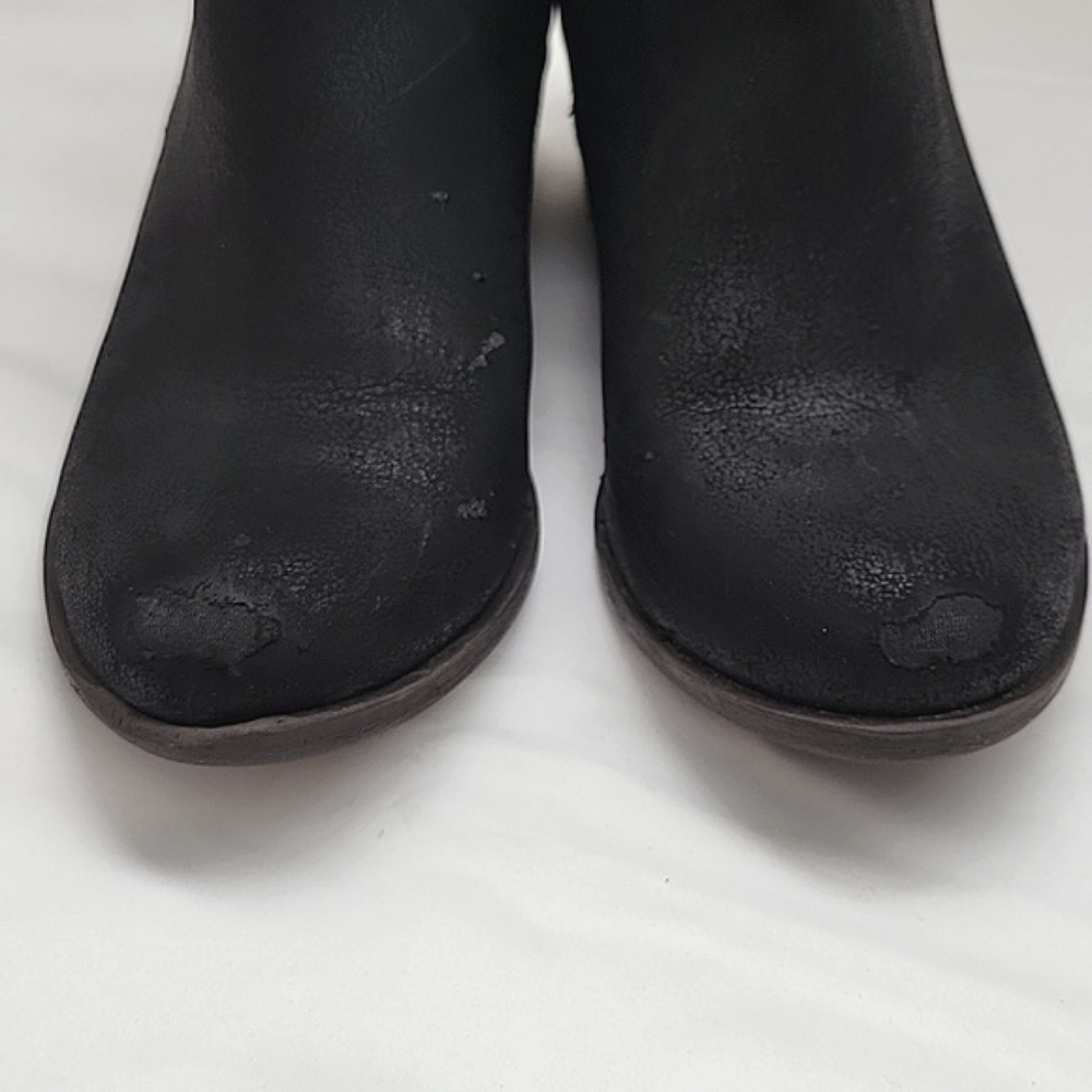 Lucky Brand black ankle boots w/side zippers. SIZE 13 for girls. - Picture 7 of 15